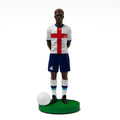 Figurine de collection Match Day FC équipe d'Angleterre (n°4), maillot blanc à la croix de Saint-Georges, vue de face.