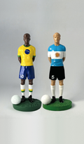 Duo de figurines Match Day FC Brésil et Argentine, hommage à la finale de la Copa América 2021.